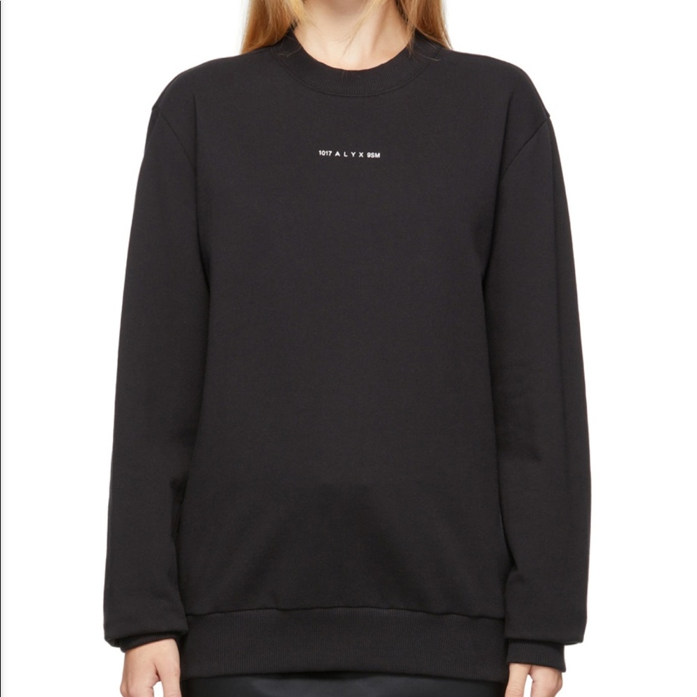 1017 ALYX 9SM Black Visual Sweatshirt